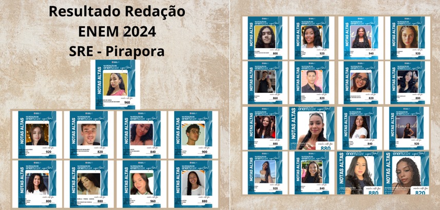 REDAÇÃO ENEM 2024 – SRE PIRAPORA