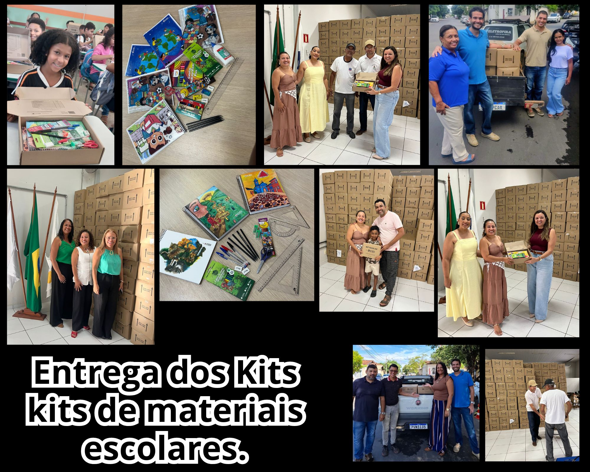 SRE Pirapora inicia entrega de kits de materiais escolares para estudantes da rede estadual.