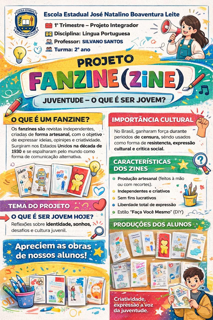 2º ano do Ensino Médio EE José Natalino, no Projeto Integrador